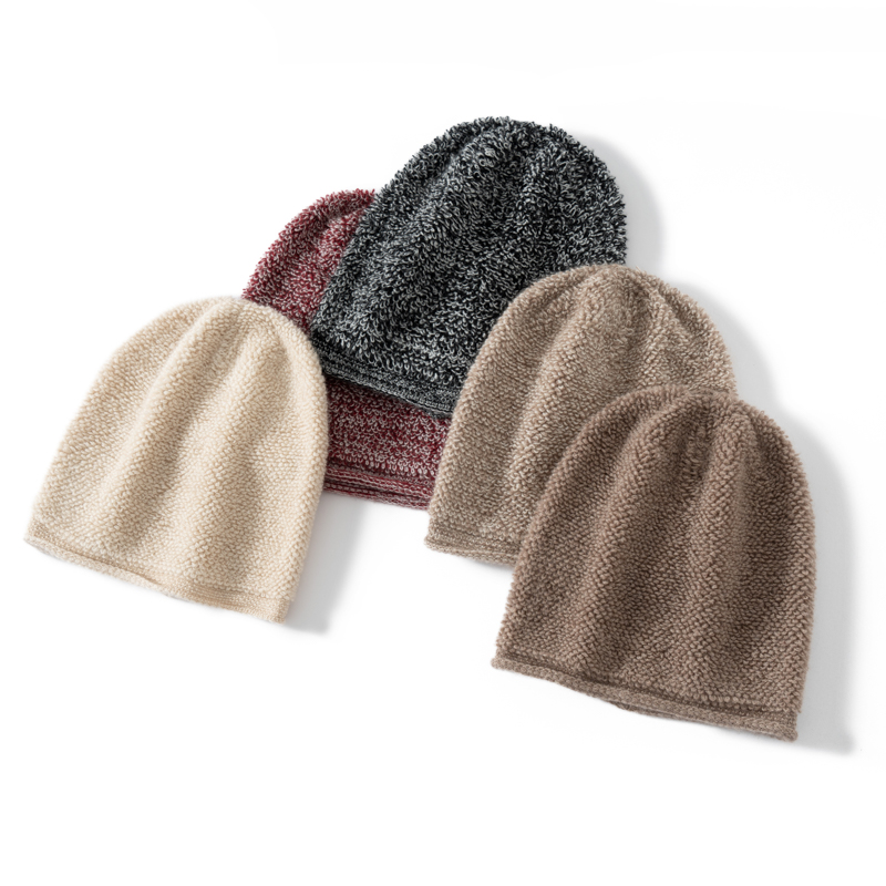 Beanie Cuffed Knit - New Autumn Winter 100% Pure Cashmere