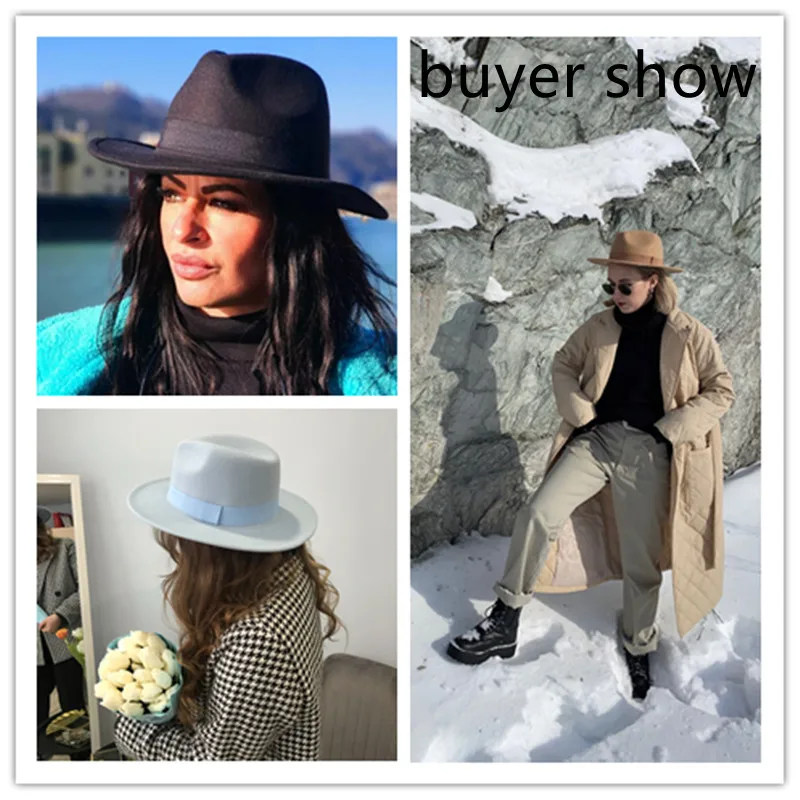 Fedora Hat Women Winter Hats f - Fedora Hat Wool ulasan dan harga