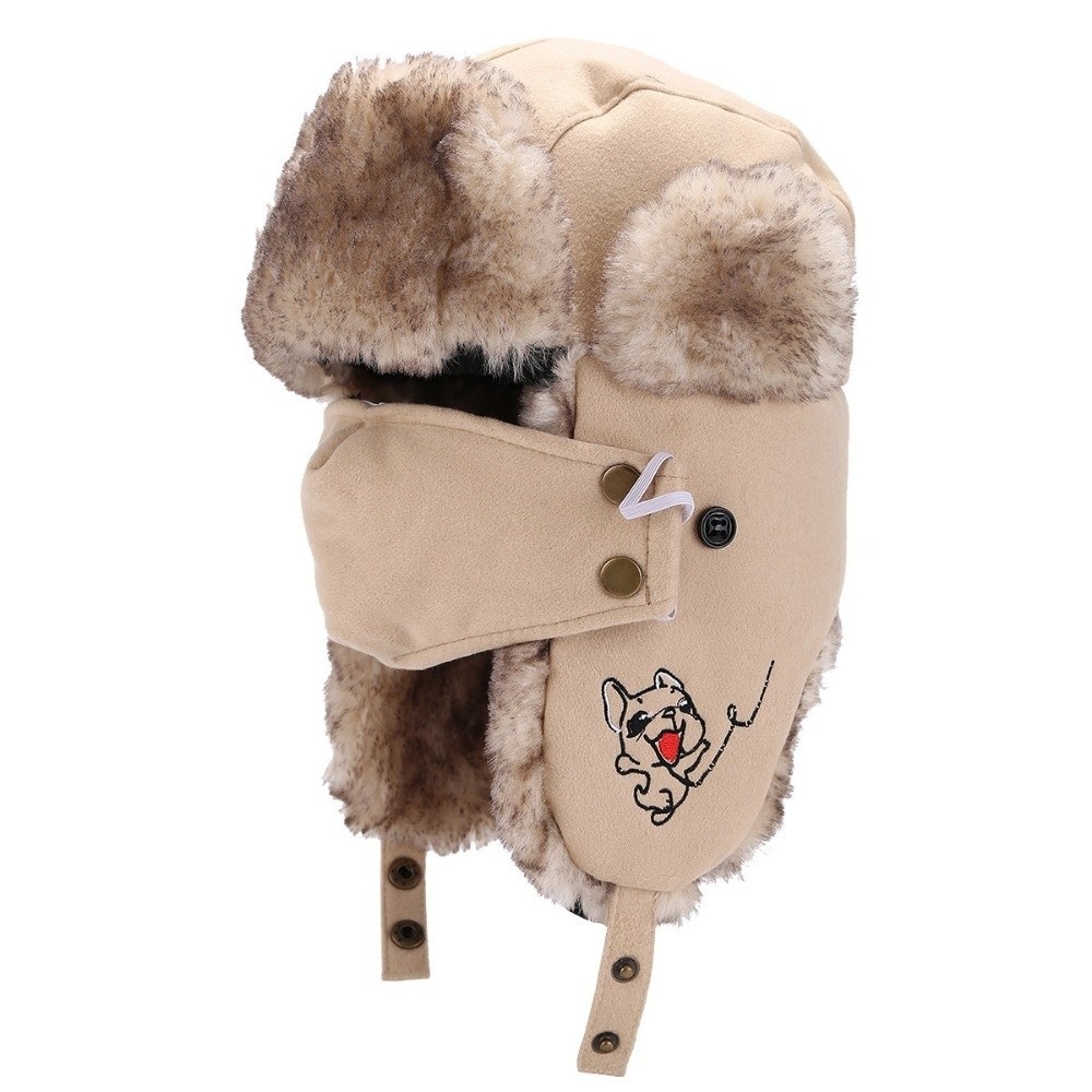 New Faux Fur Lining Trapper Ha - Trapper Hat Ear Flap ulasan dan harga