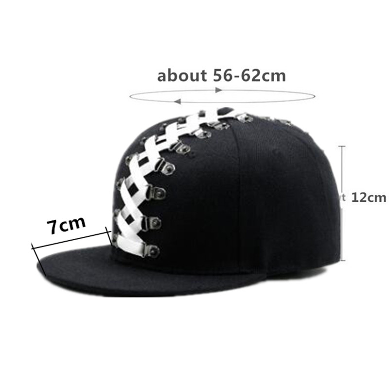 Novelty Punk Style Hip Hop Cap - Snapback Hat Flat ulasan dan harga