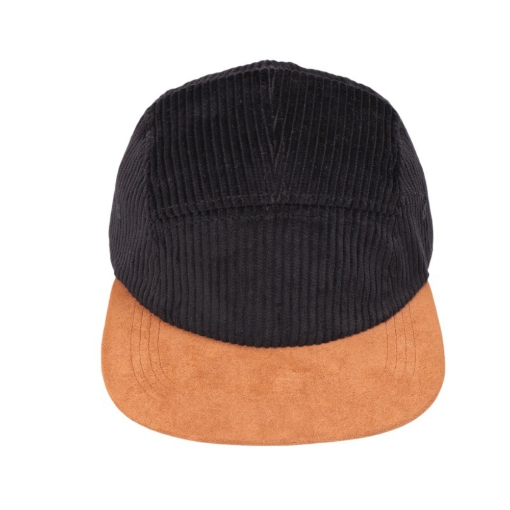 Versatile Retro Flat Brim Base - Corduroy Cap 5 Panel ulasan dan harga