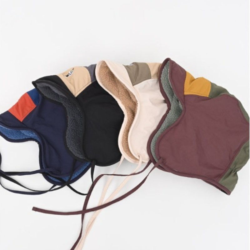 1pcs Retro Patchwork Bomber Ha - Corduroy Cap 5 Panel ulasan dan harga