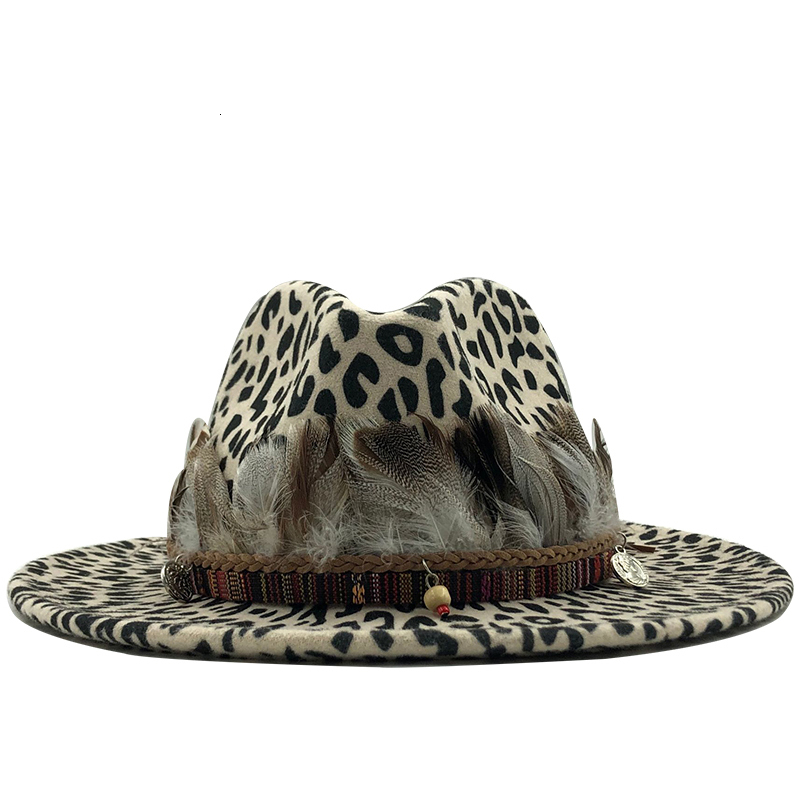 2019 new Trend Unisex Flat Bri - Fedora Hat Wool ulasan dan harga