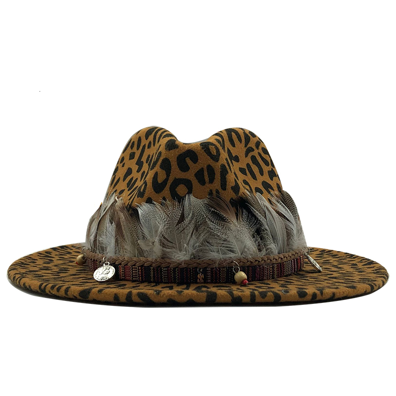 2019 new Trend Unisex Flat Bri - Fedora Hat Wool ulasan dan harga