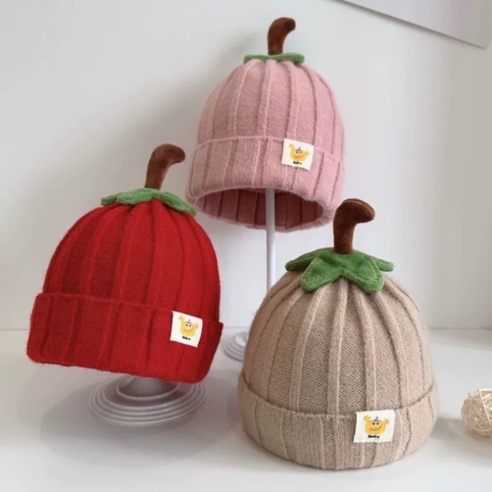 Cute Style Soft Baby Knitted H - Beanie Cuffed Knit ulasan dan harga