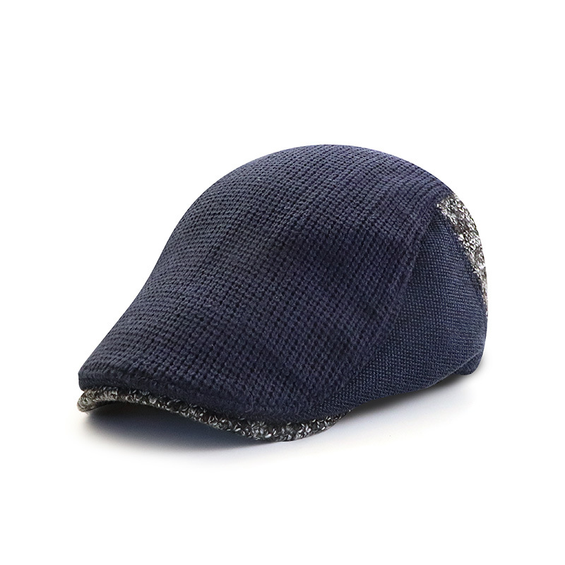 Men Newsboy Hats Thick Autumn  - Snapback Hat Flat ulasan dan harga
